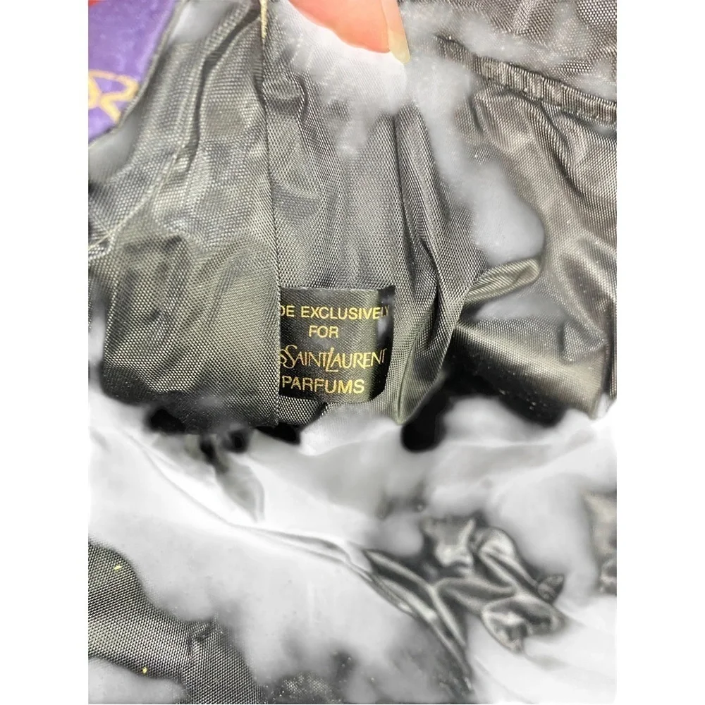 Yves Saint Laurent Purple and Gold Makeup bAg small